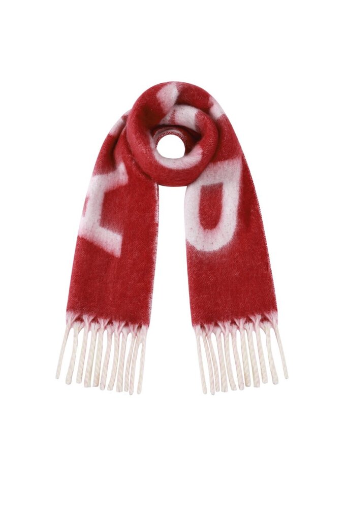 Amour scarf red