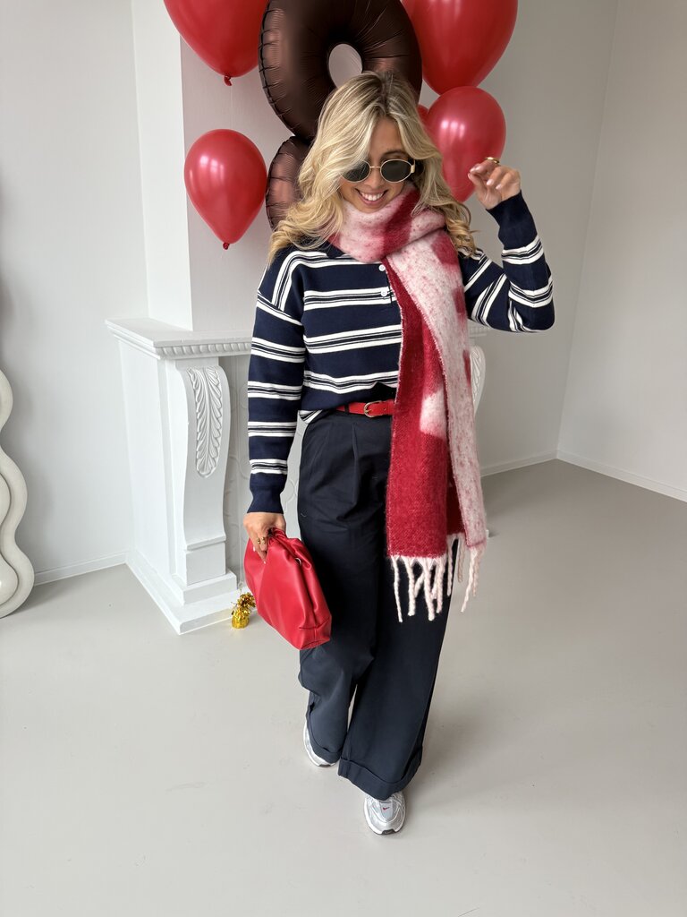 Amour scarf red