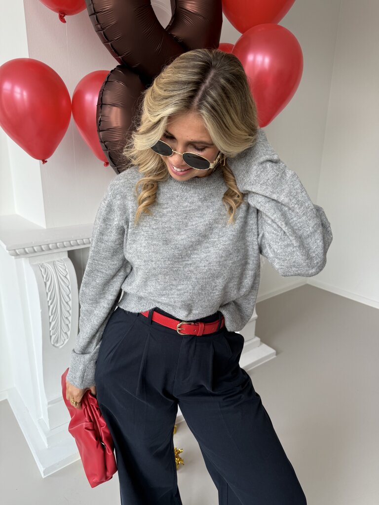 Evi knit grey