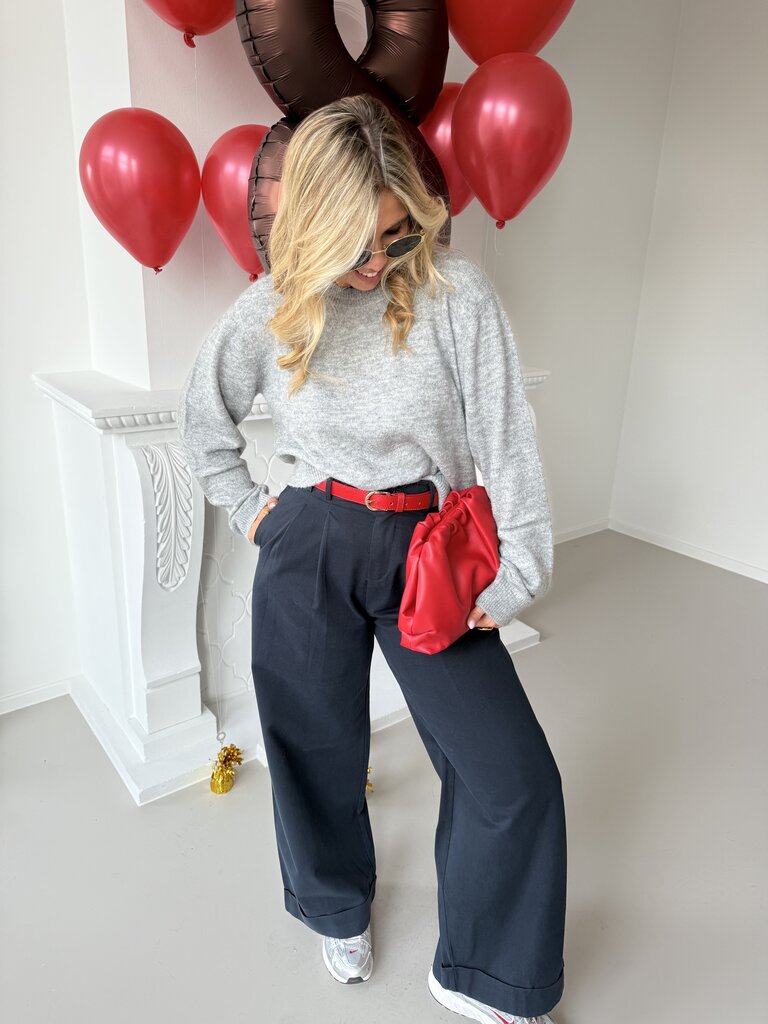 Evi knit grey