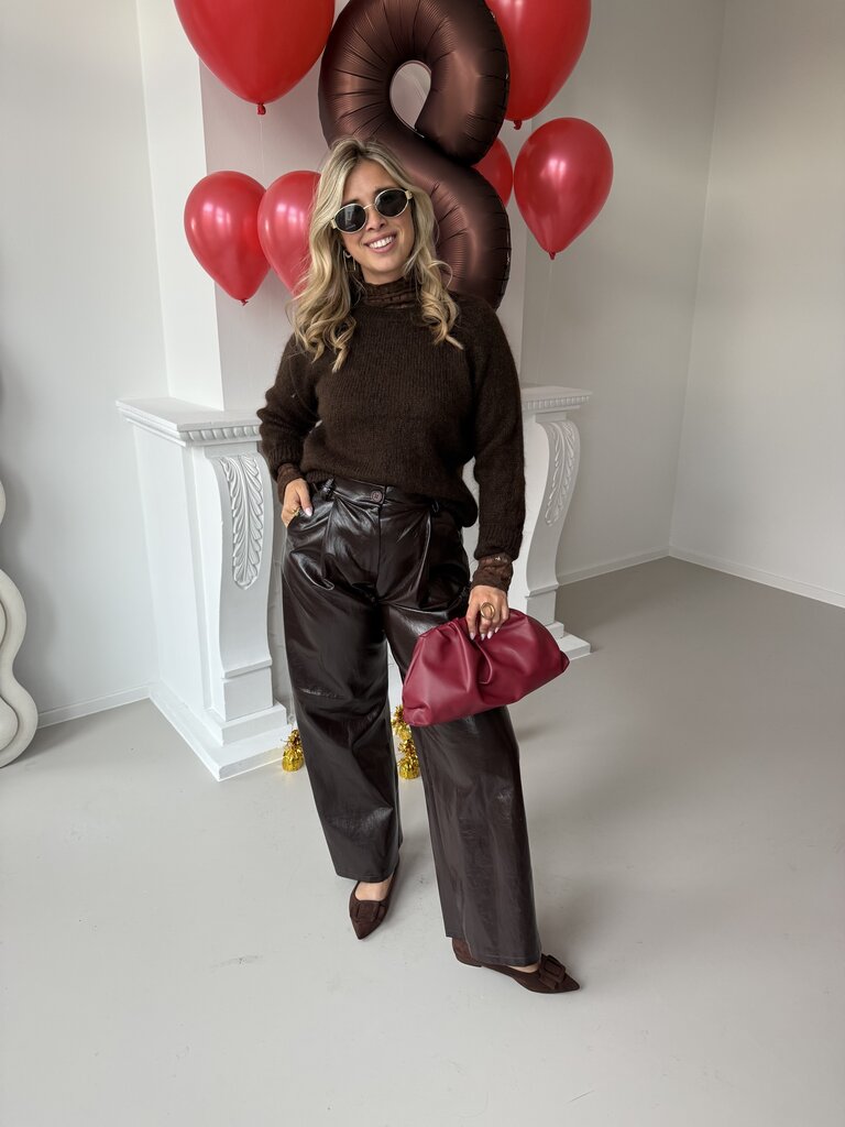 Sara clutch burgundy