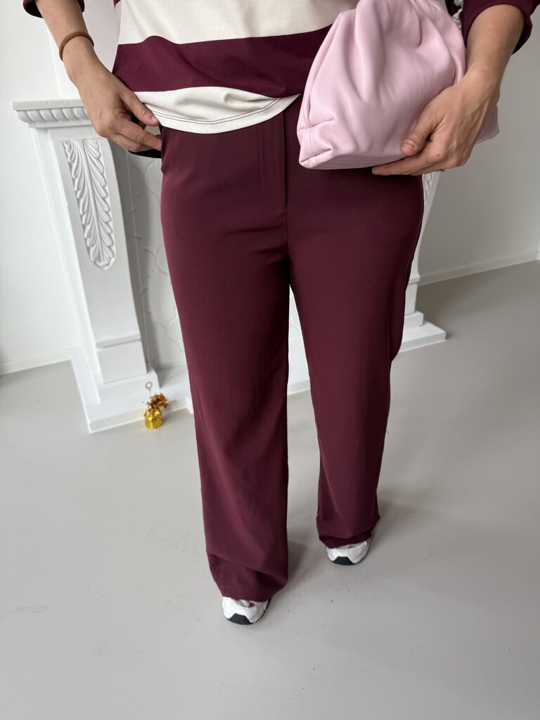 Solange pantalon burgundy