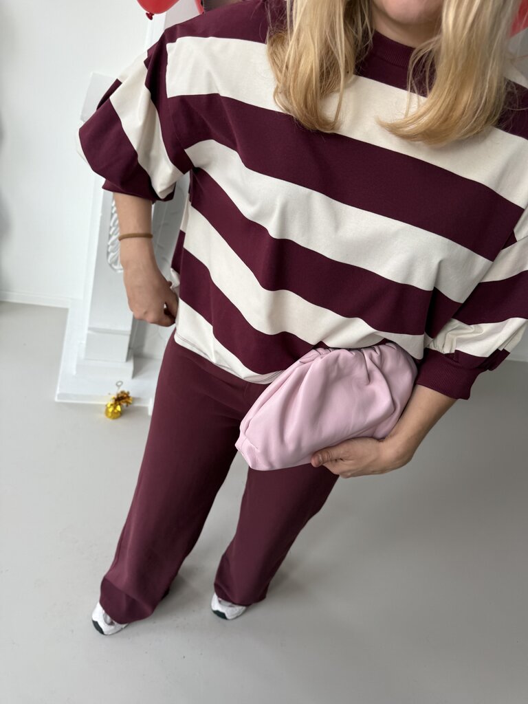 Alice sweat burgundy