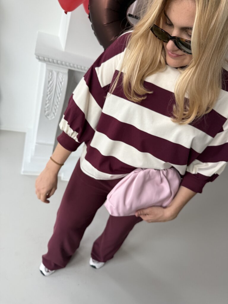 Alice sweat burgundy