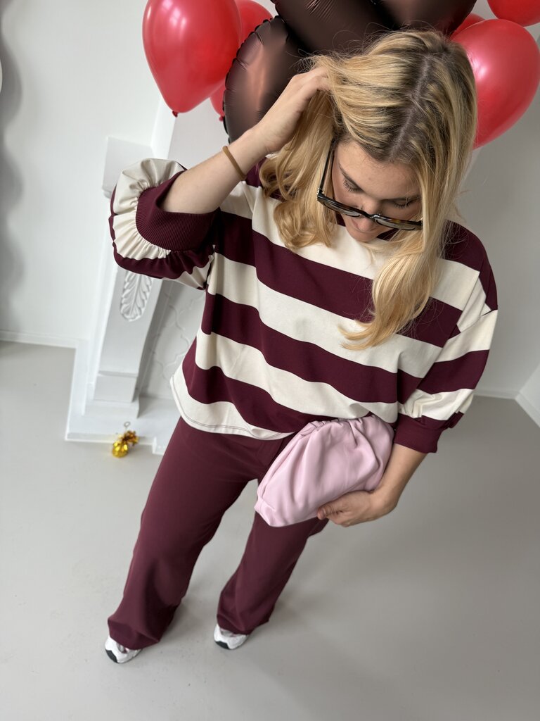 Alice sweat burgundy