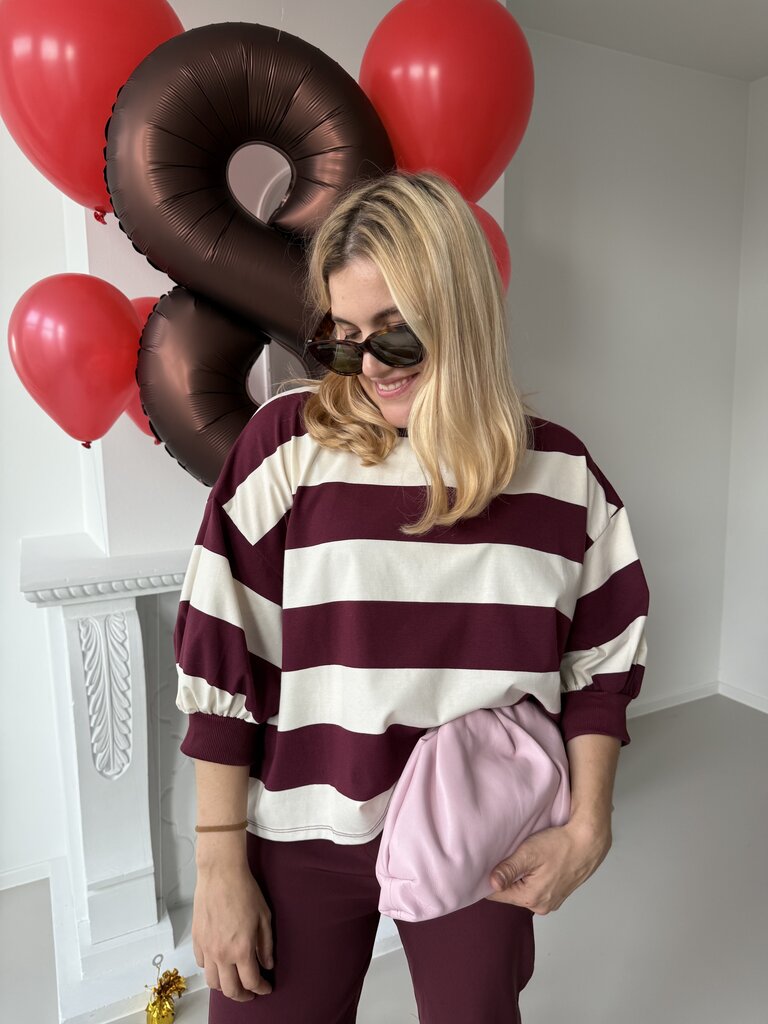 Alice sweat burgundy