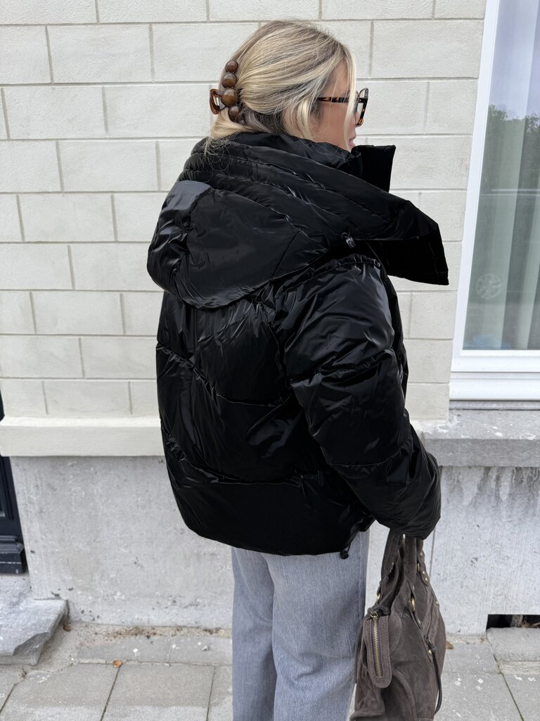 Bergen puffer jacket black
