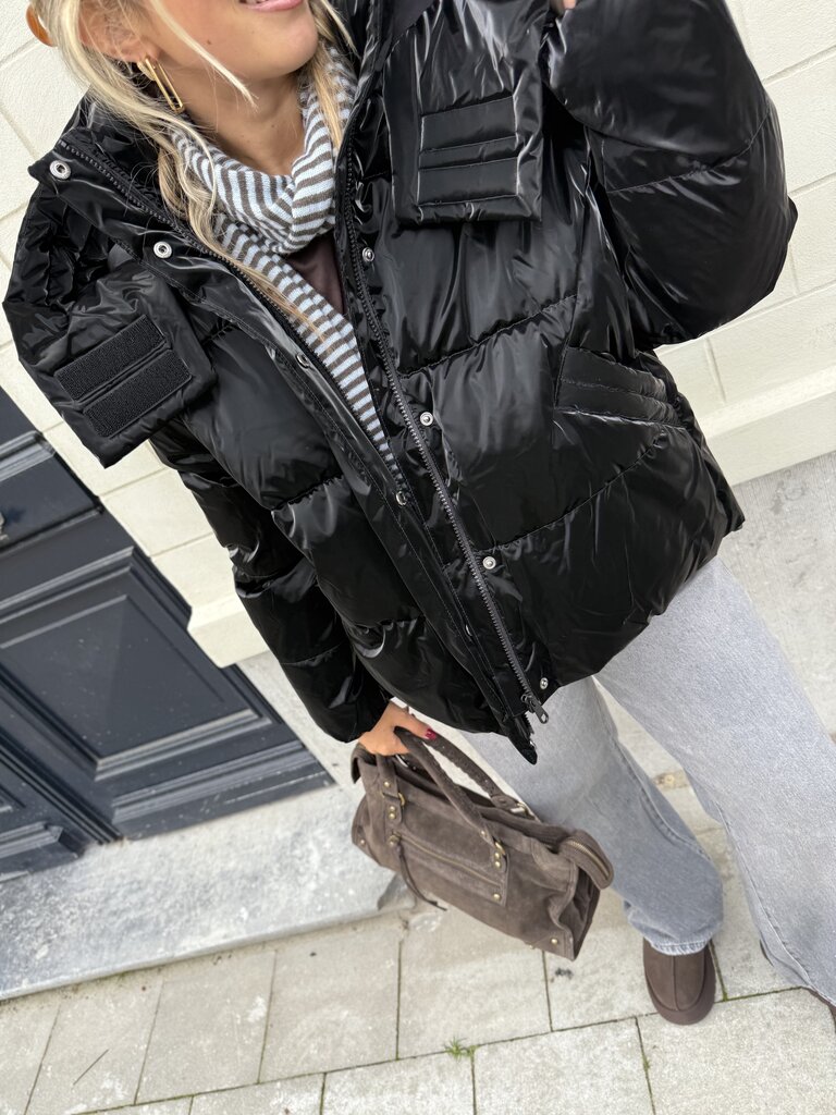 Bergen puffer jacket black