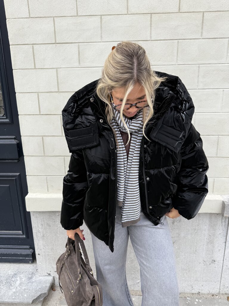 Bergen puffer jacket black
