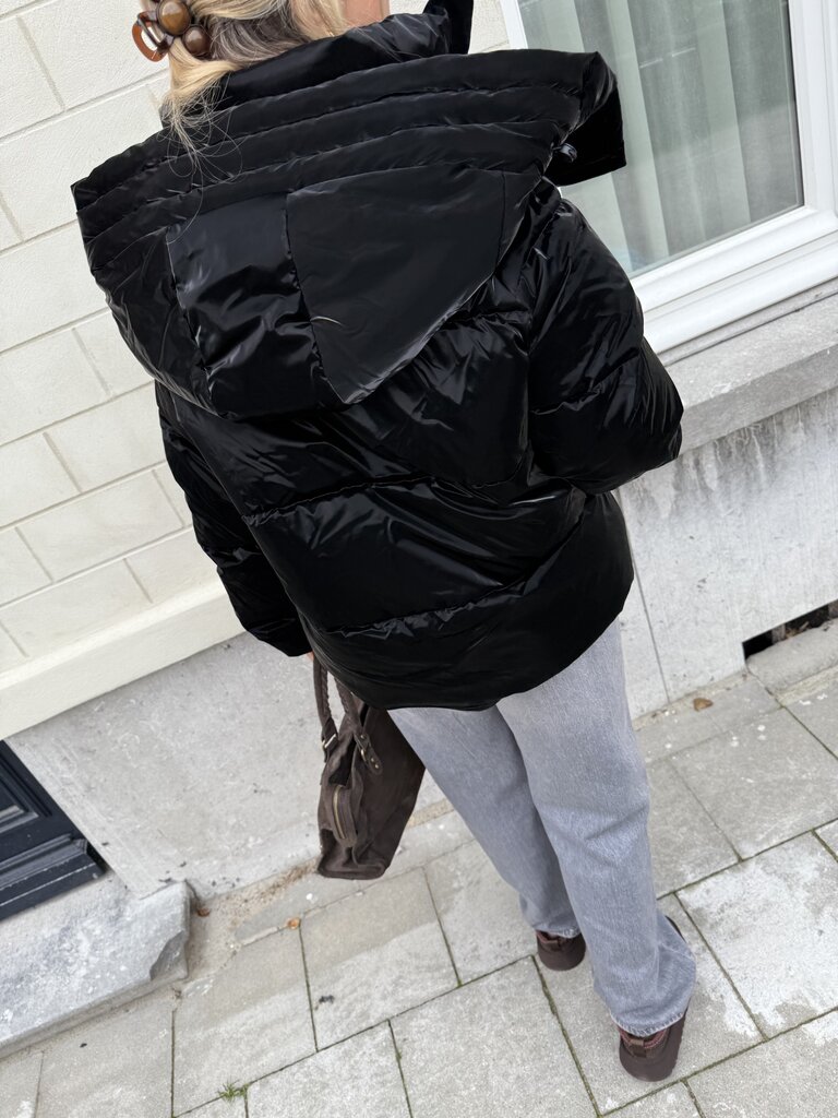 Bergen puffer jacket black