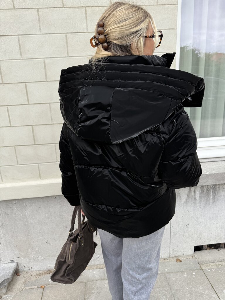 Bergen puffer jacket black