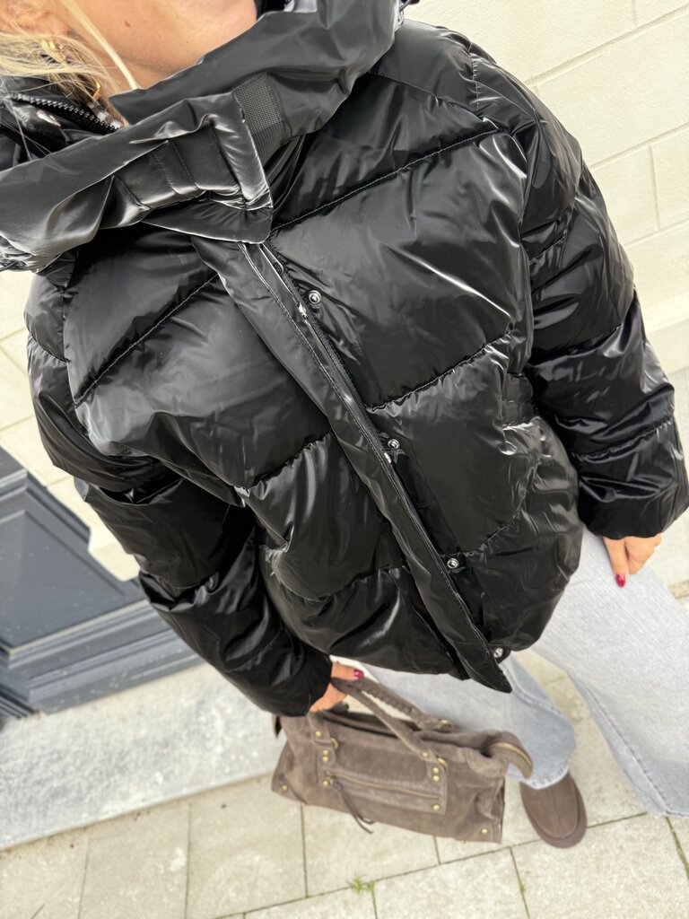 Bergen puffer jacket black