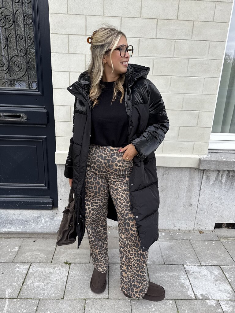 Britt puffer coat black