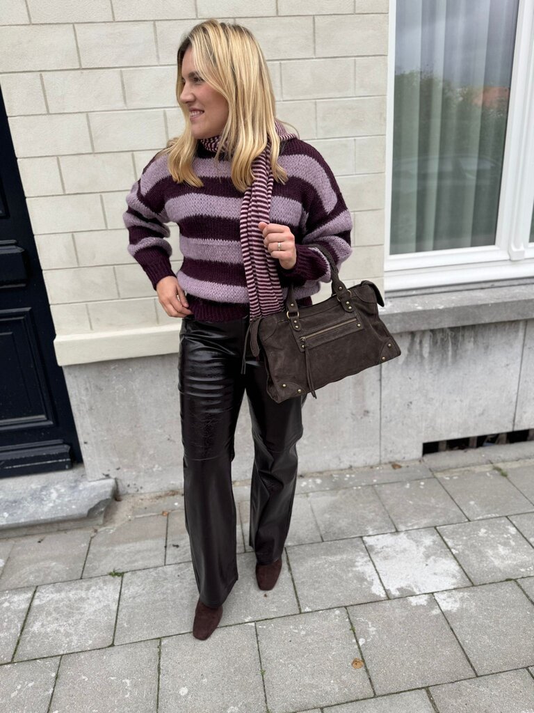 Camel sweater wine red/Lila