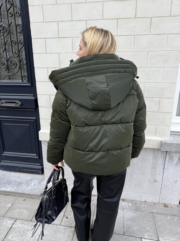 Bergen puffer jacket green
