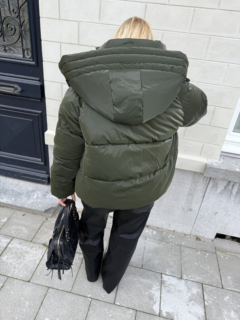 Bergen puffer jacket green