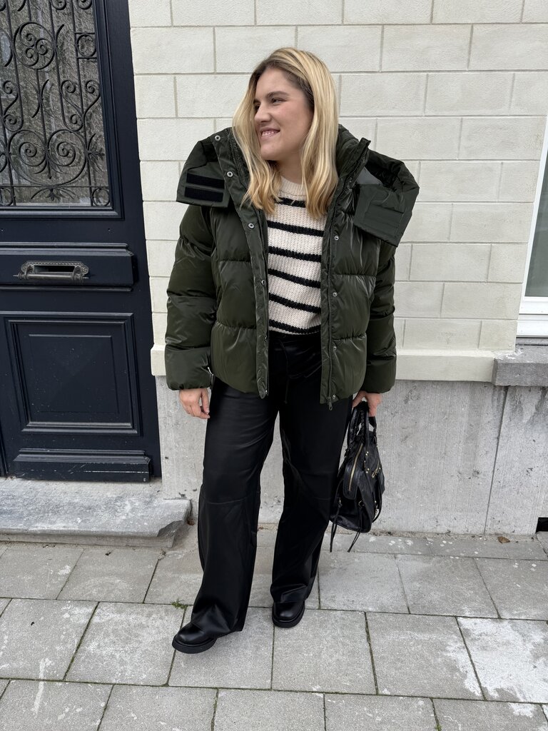 Bergen puffer jacket green