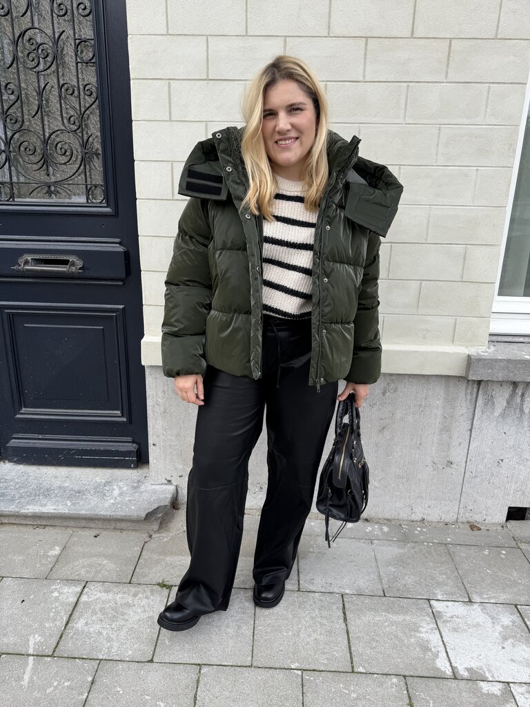 Bergen puffer jacket green