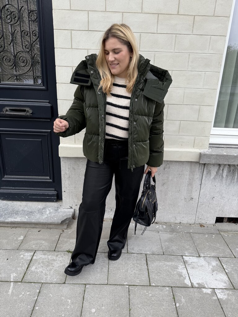 Bergen puffer jacket green