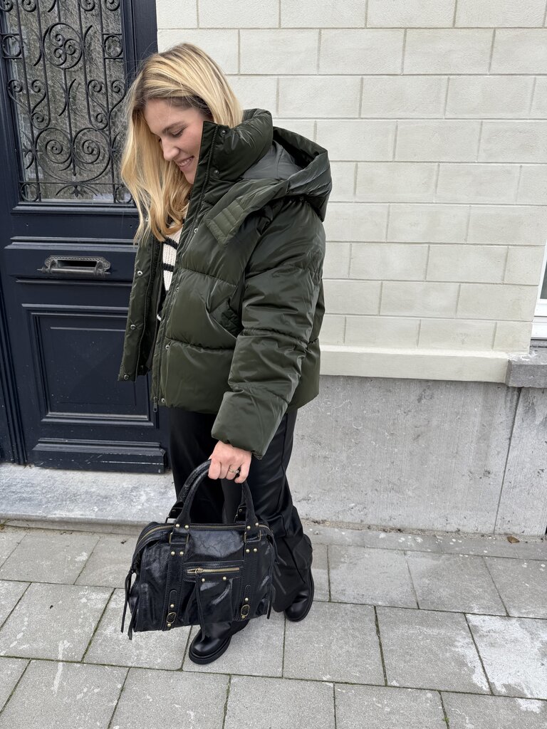 Bergen puffer jacket green
