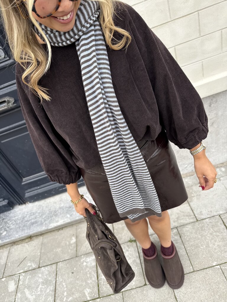 Filou blouse brown