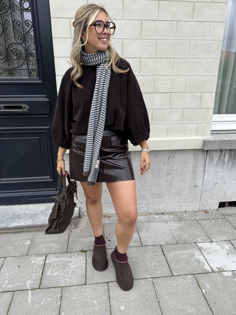 Filou blouse brown