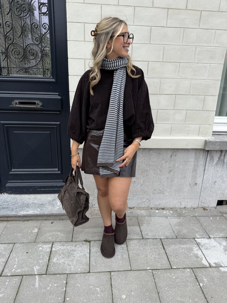 Filou blouse brown