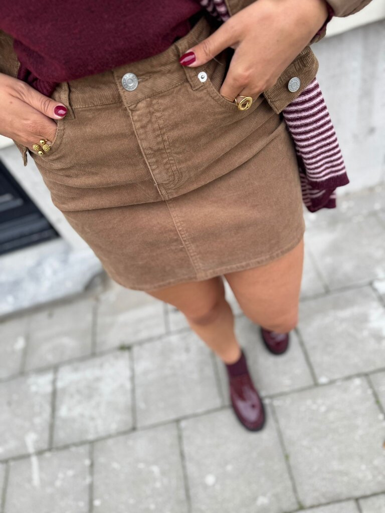 Gelly skirt camel