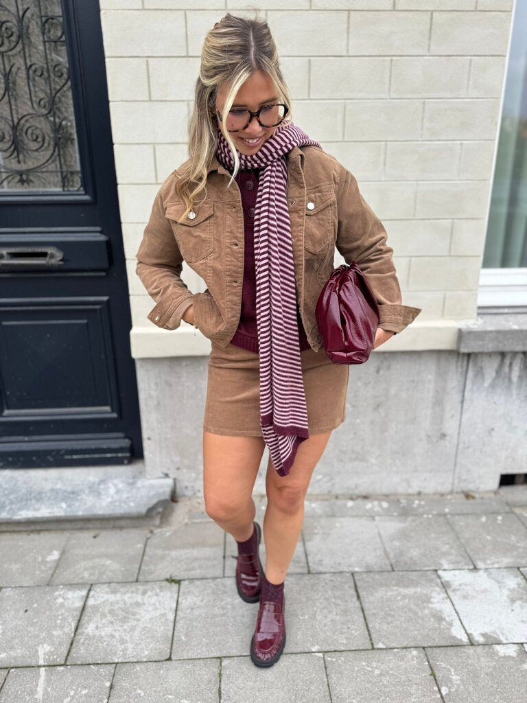 Gelly skirt camel