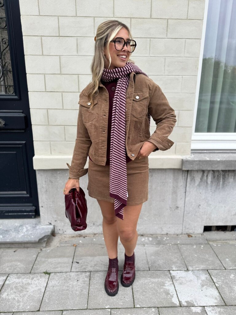 Gelly skirt camel