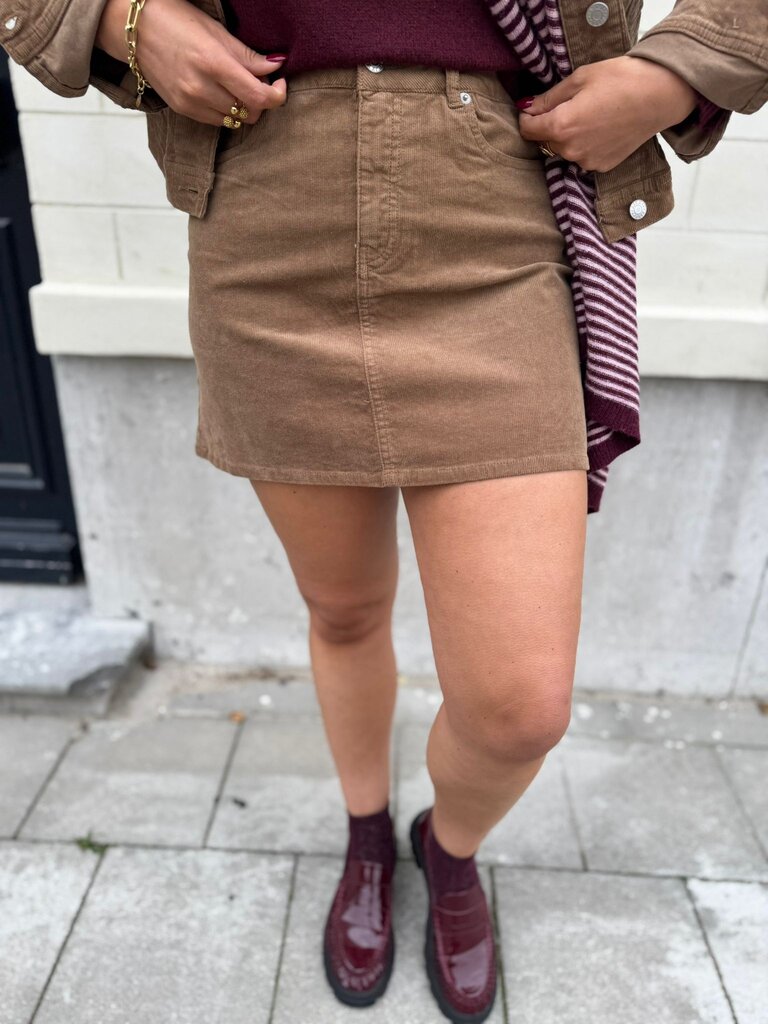 Gelly skirt camel