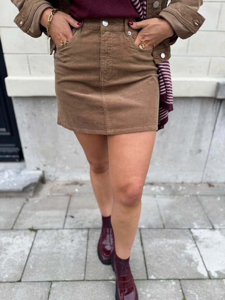 Gelly skirt camel