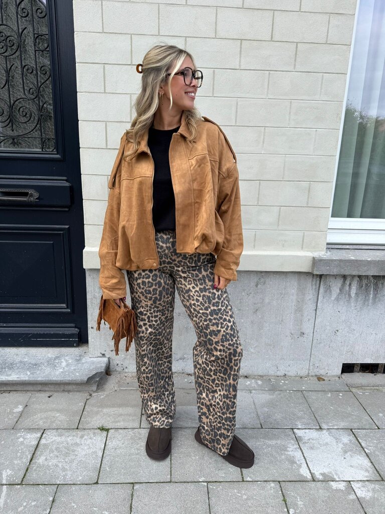 Sarah tokyo leopard jeans