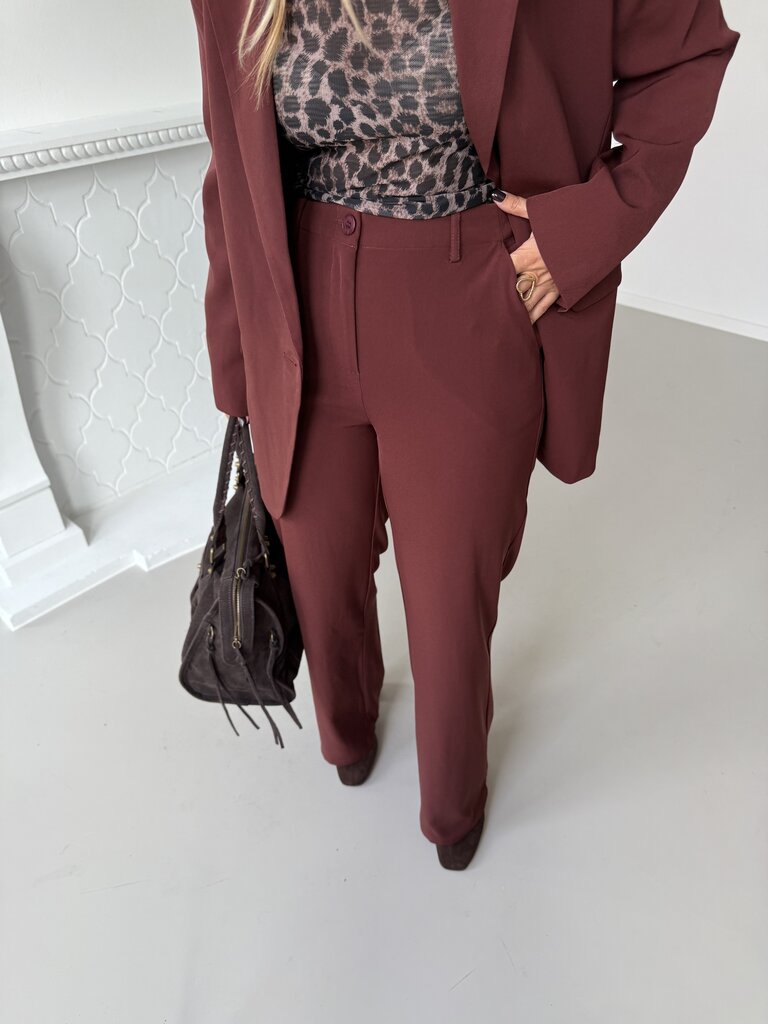 Solange pants brick red/brown
