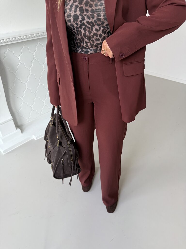 Solange pants brick red/brown
