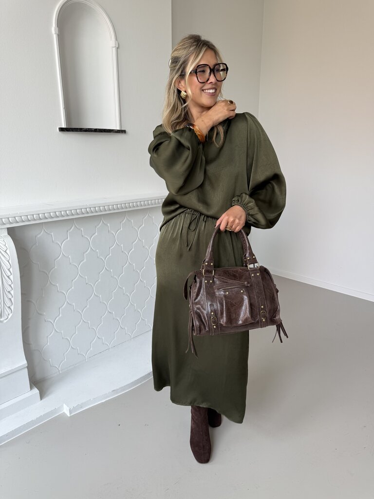 Atel skirt army green