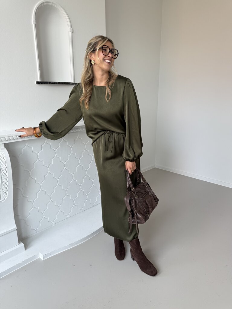 Atel skirt army green