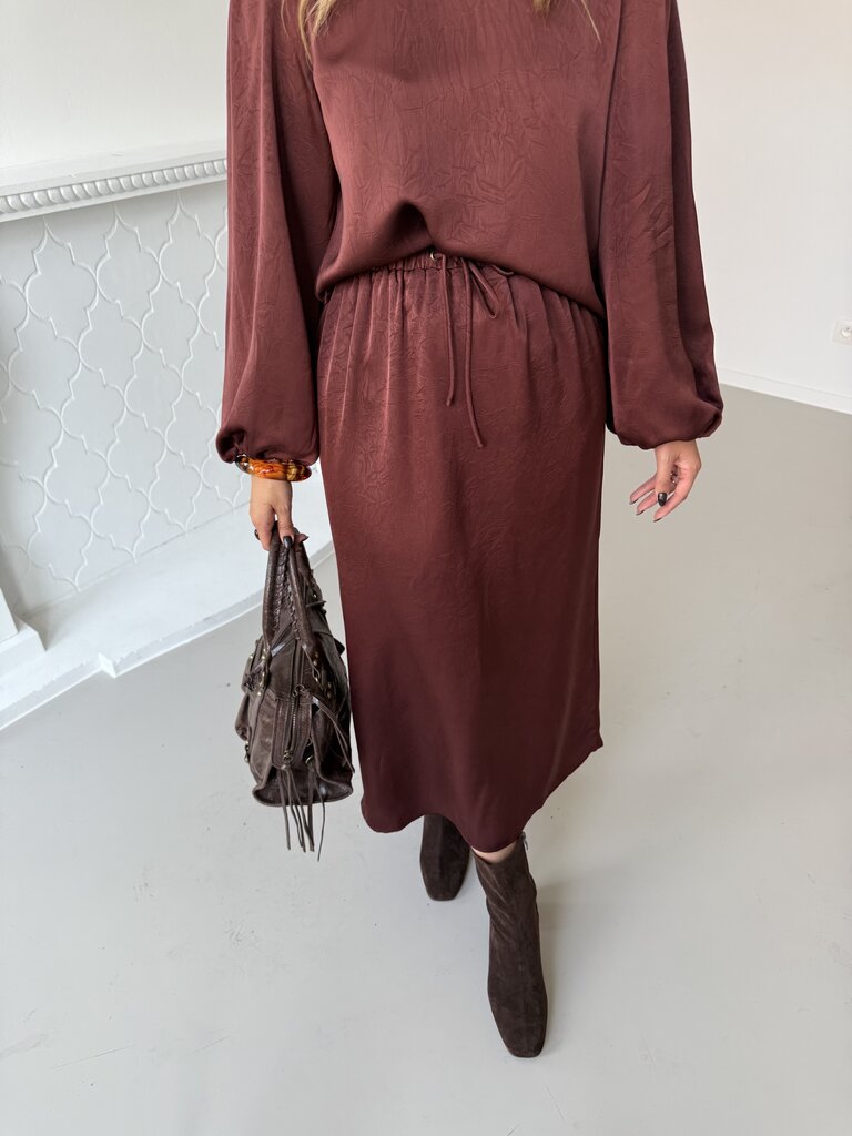 Atel skirt brick red/brown