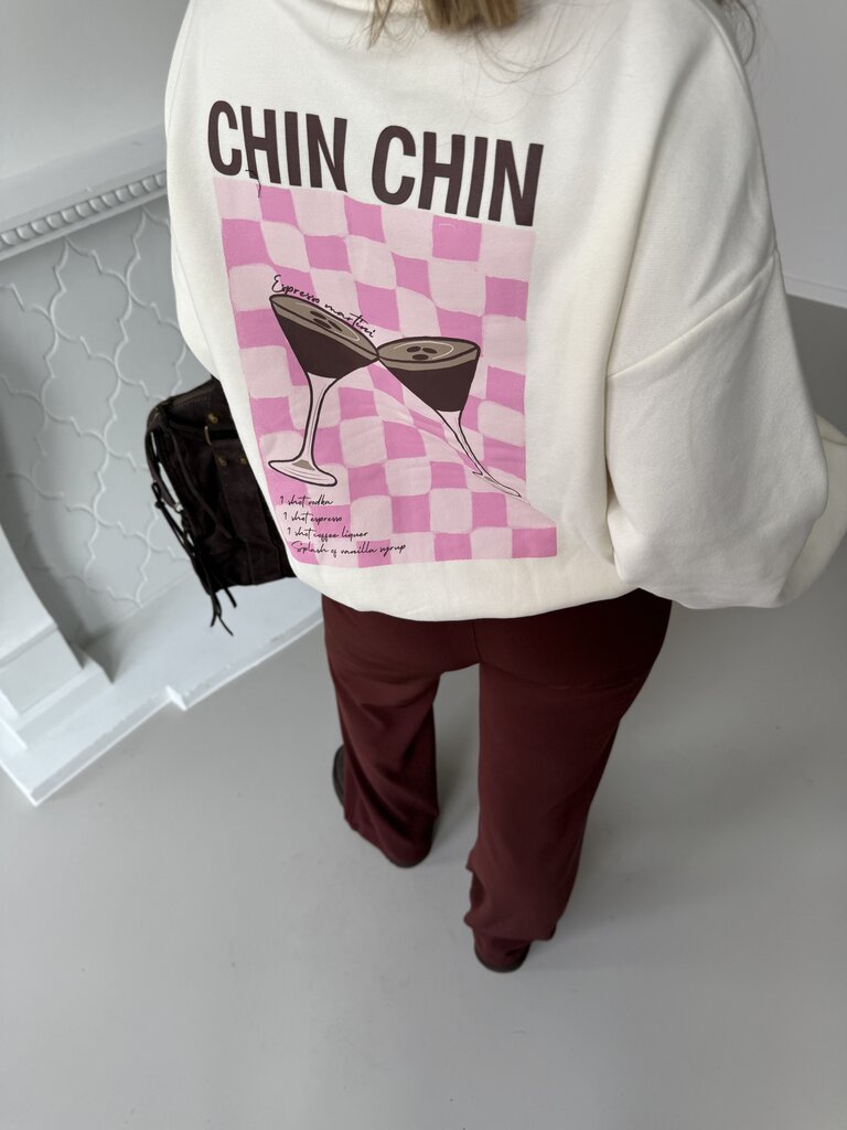 Sweater ecru cheers babe