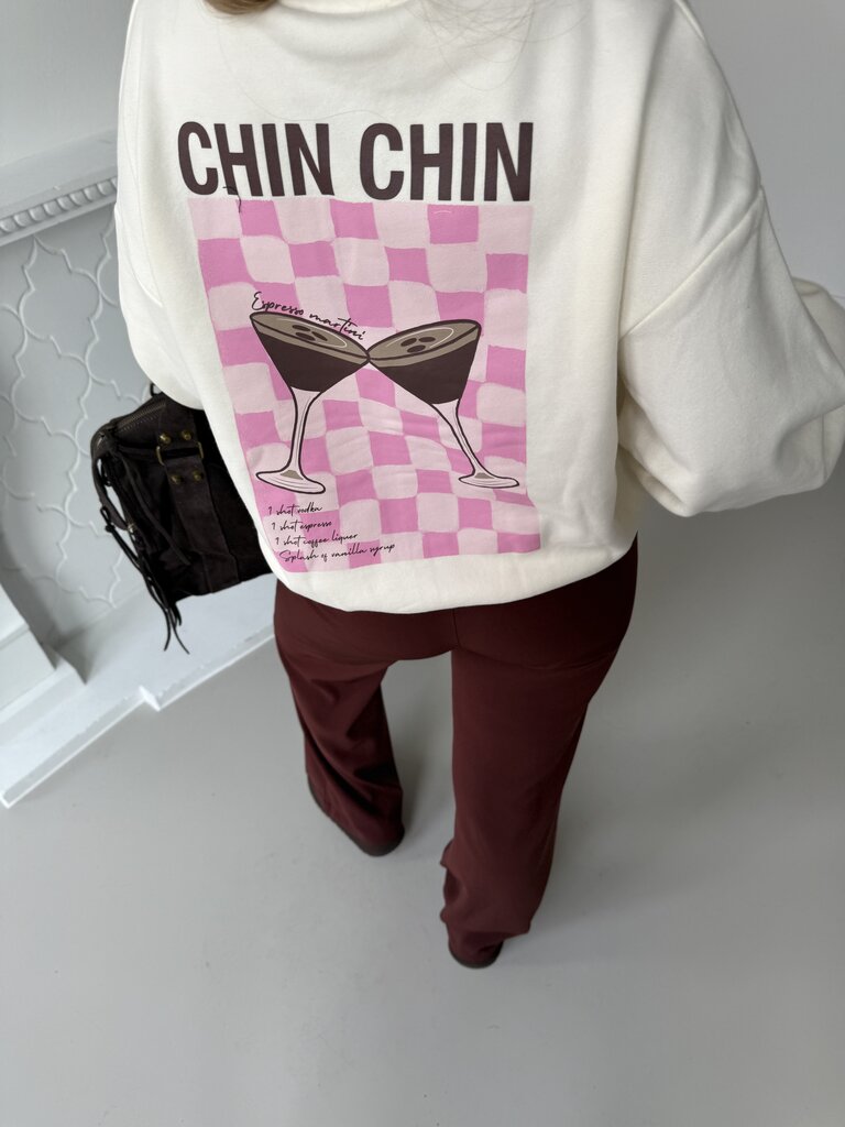 Sweater ecru cheers babe