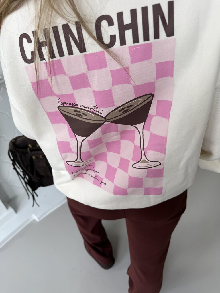 Sweater ecru cheers babe