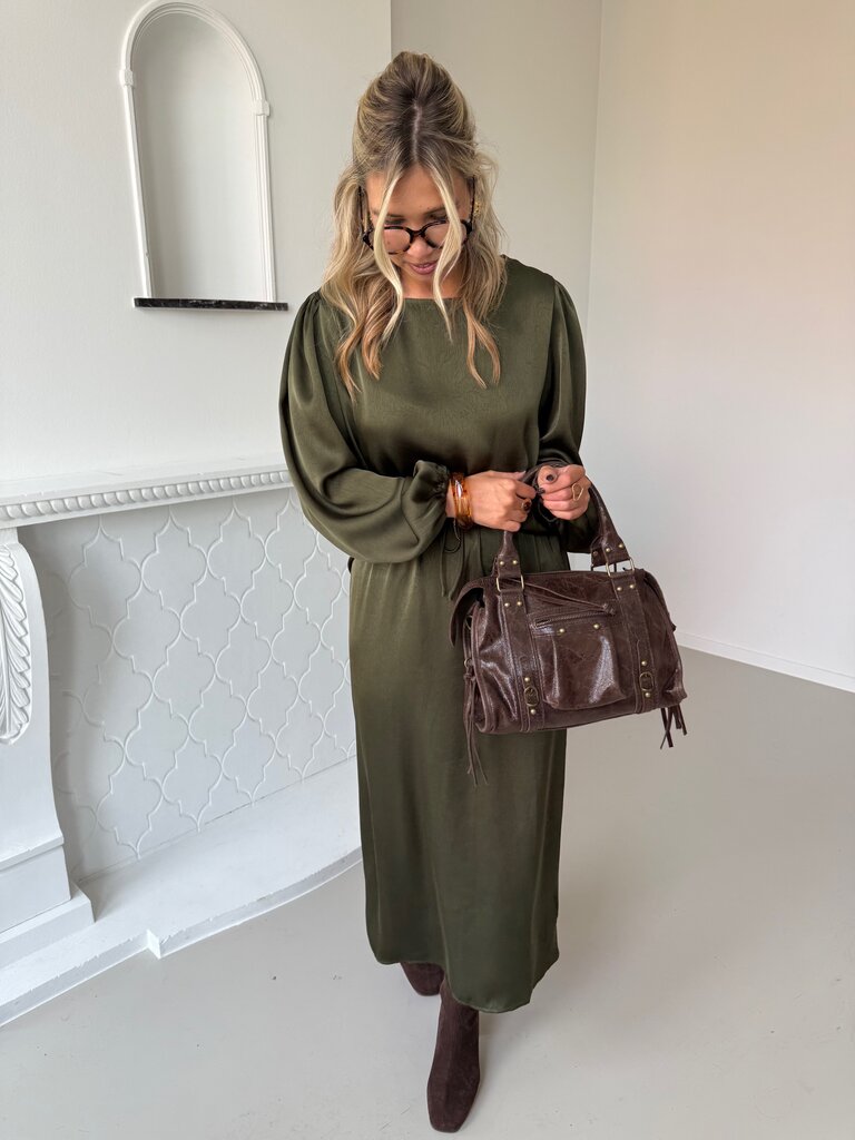 Manon top army green