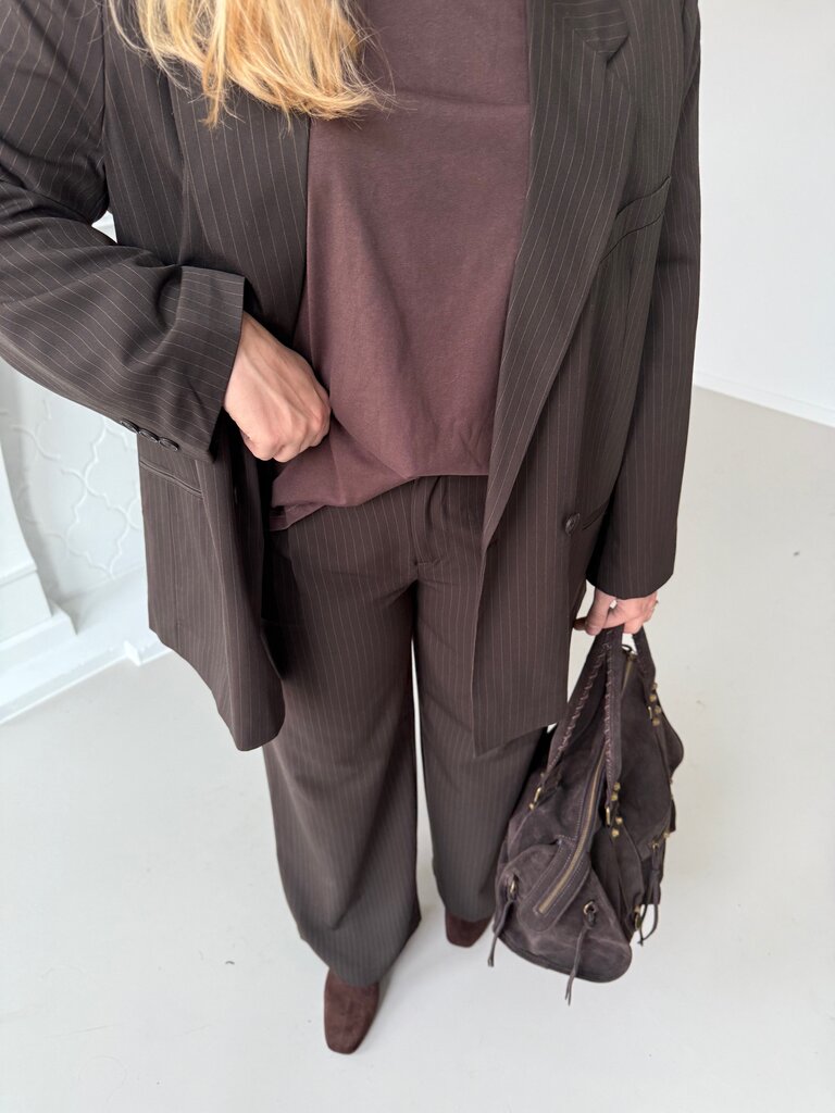 Alden pantalon dark brown