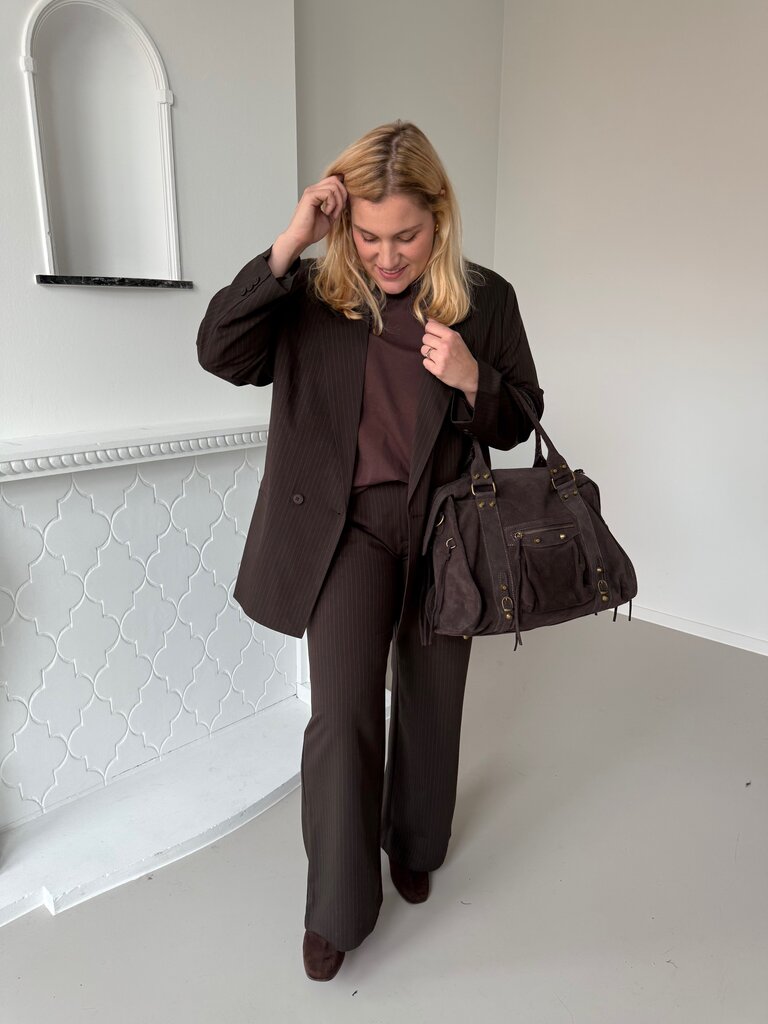 Alden pantalon dark brown