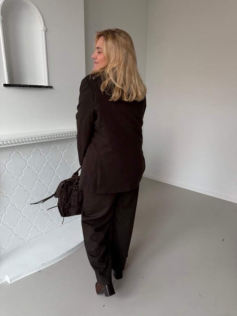 Alden blazer dark brown