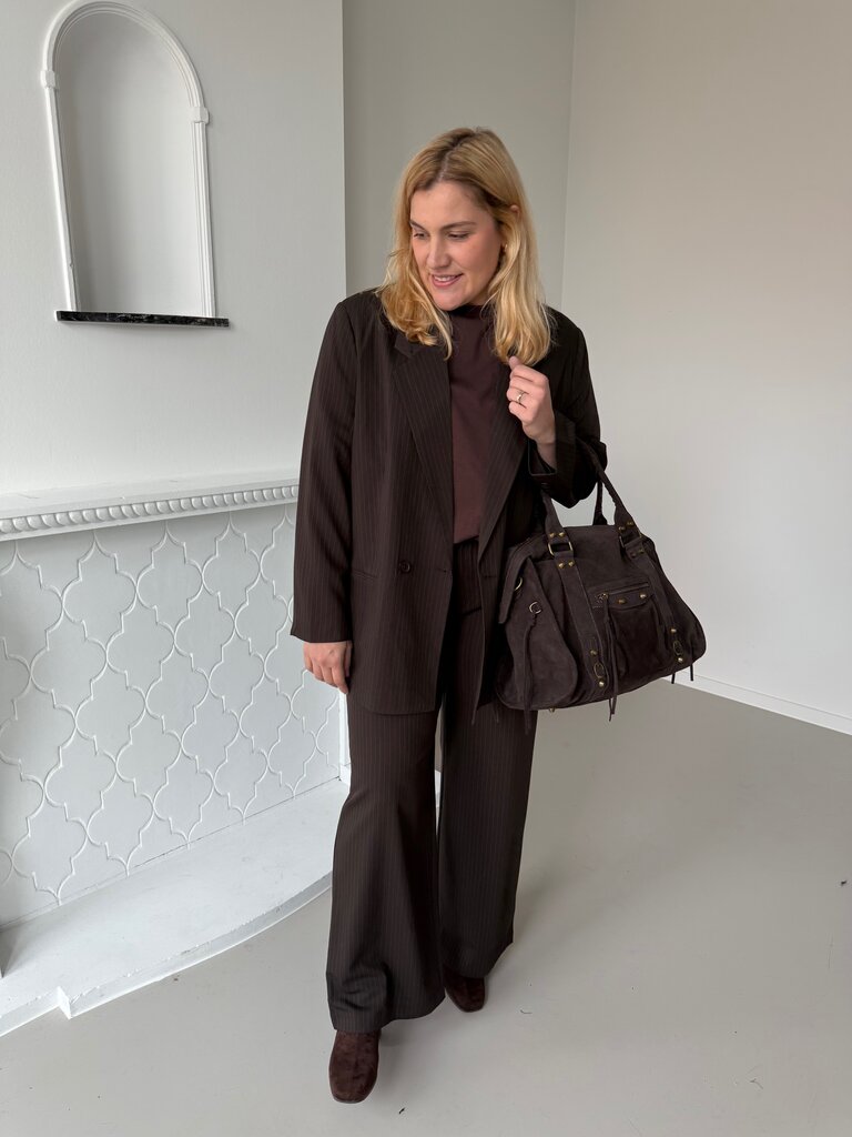 Alden blazer dark brown