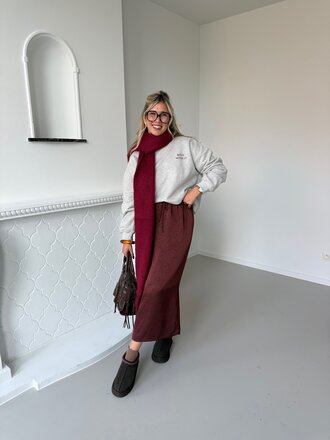 Leslie scarf bordeaux Leslie scarf bordeaux