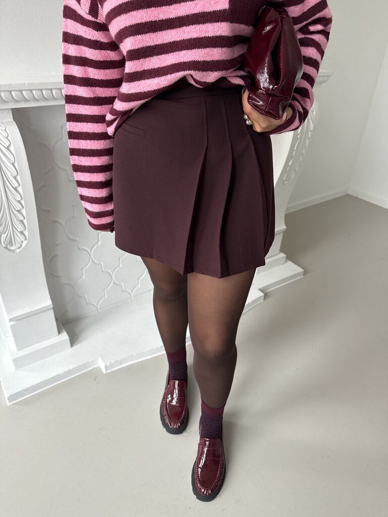 Lilou skirt burgundy