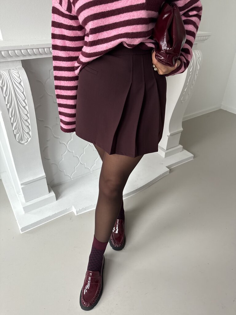 Lilou skirt burgundy