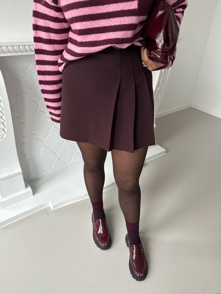 Lilou skirt burgundy